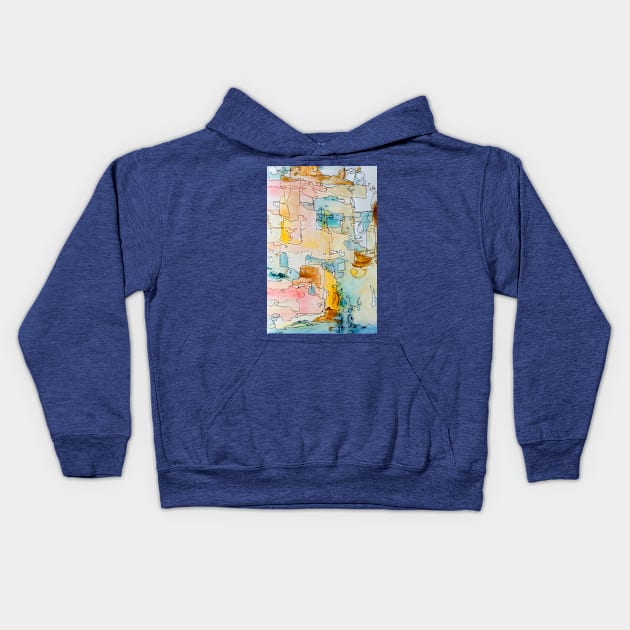 Abstract Kids Hoodie by Miriam de la Paz